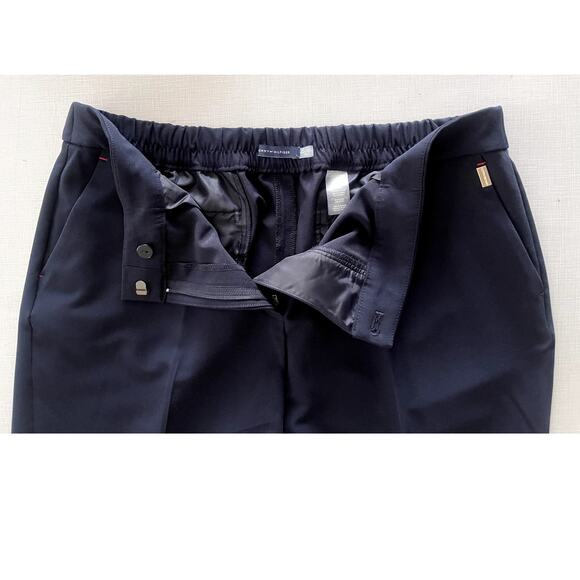 Tommy Hilfiger Sz 14 Sloane Pant Navy Slim Office Tailored Stretch Versatile - Picture 6 of 11